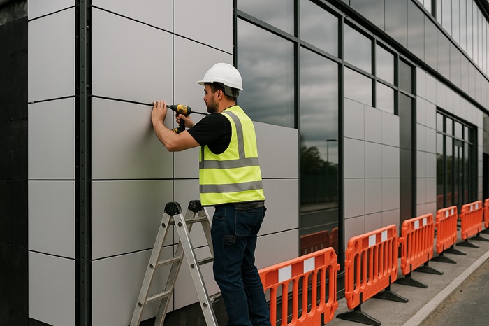 Thi công mặt dựng